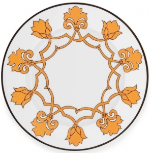 Pinto Paris Jaipur Dinner Plate - Orange